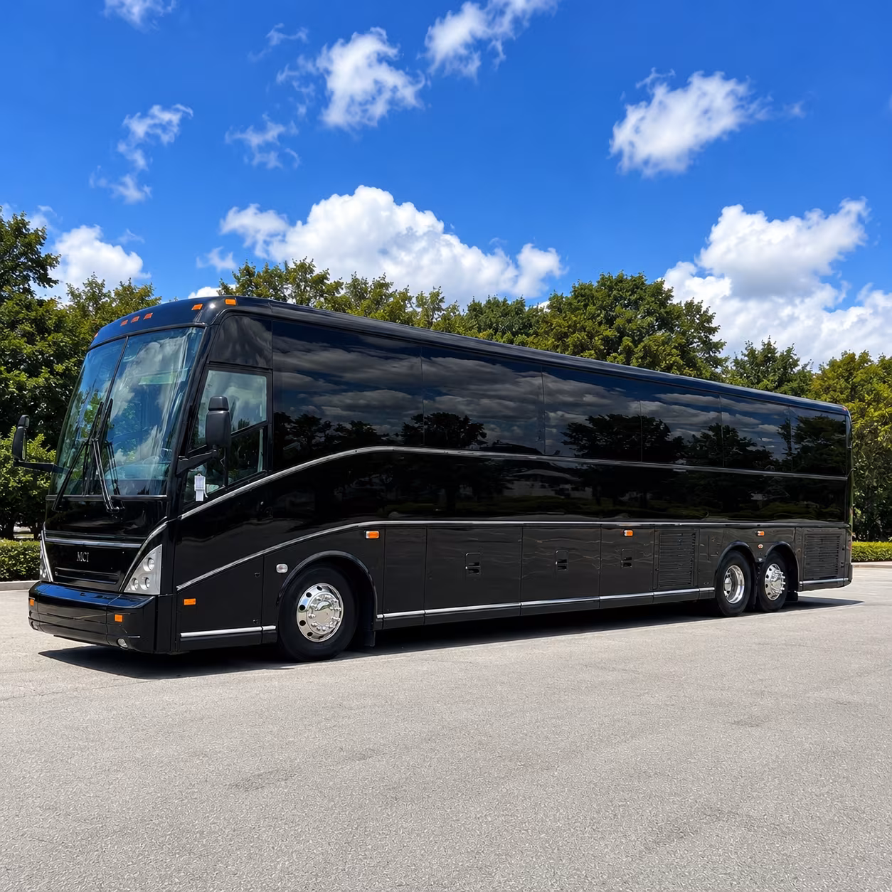 corporate event buses for riverside convention center groups