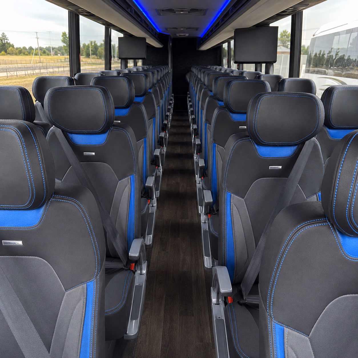 riverside long distance transportation onboard seating