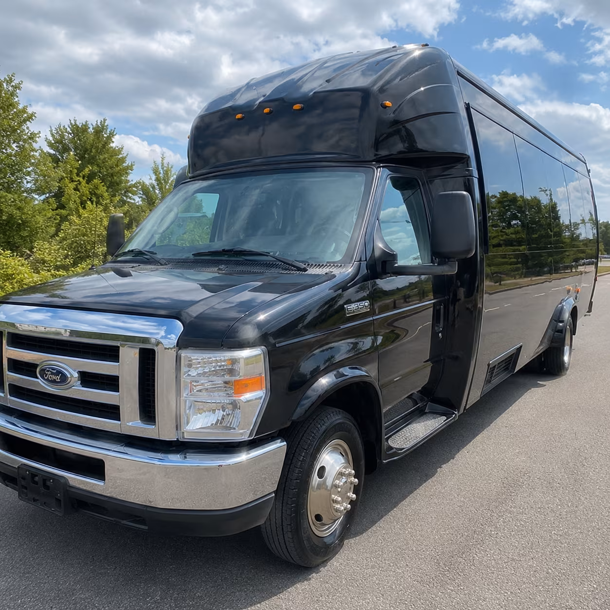 riverside night on town party bus rental