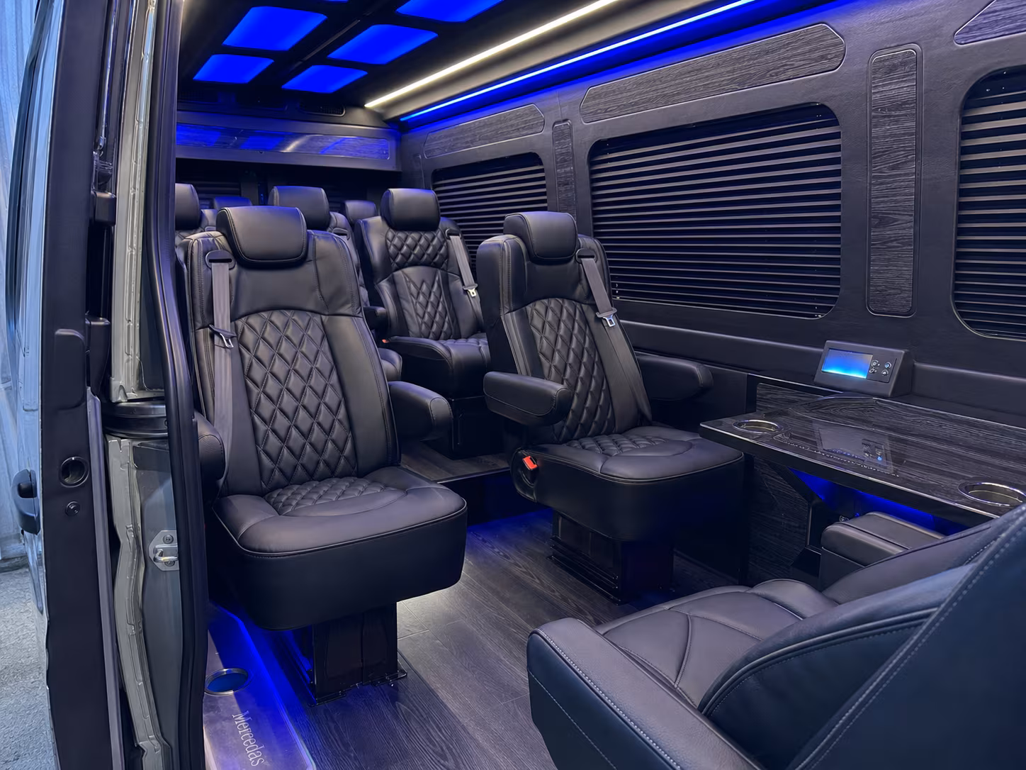 sprinter van transportation for groups and events across riverside